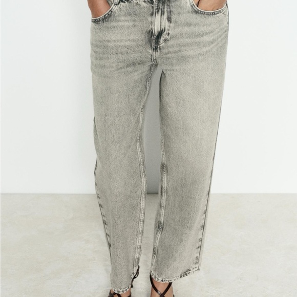 Z1975 MID WAIST CROPPED STRAIGHT JEANS - Picture 4 of 6